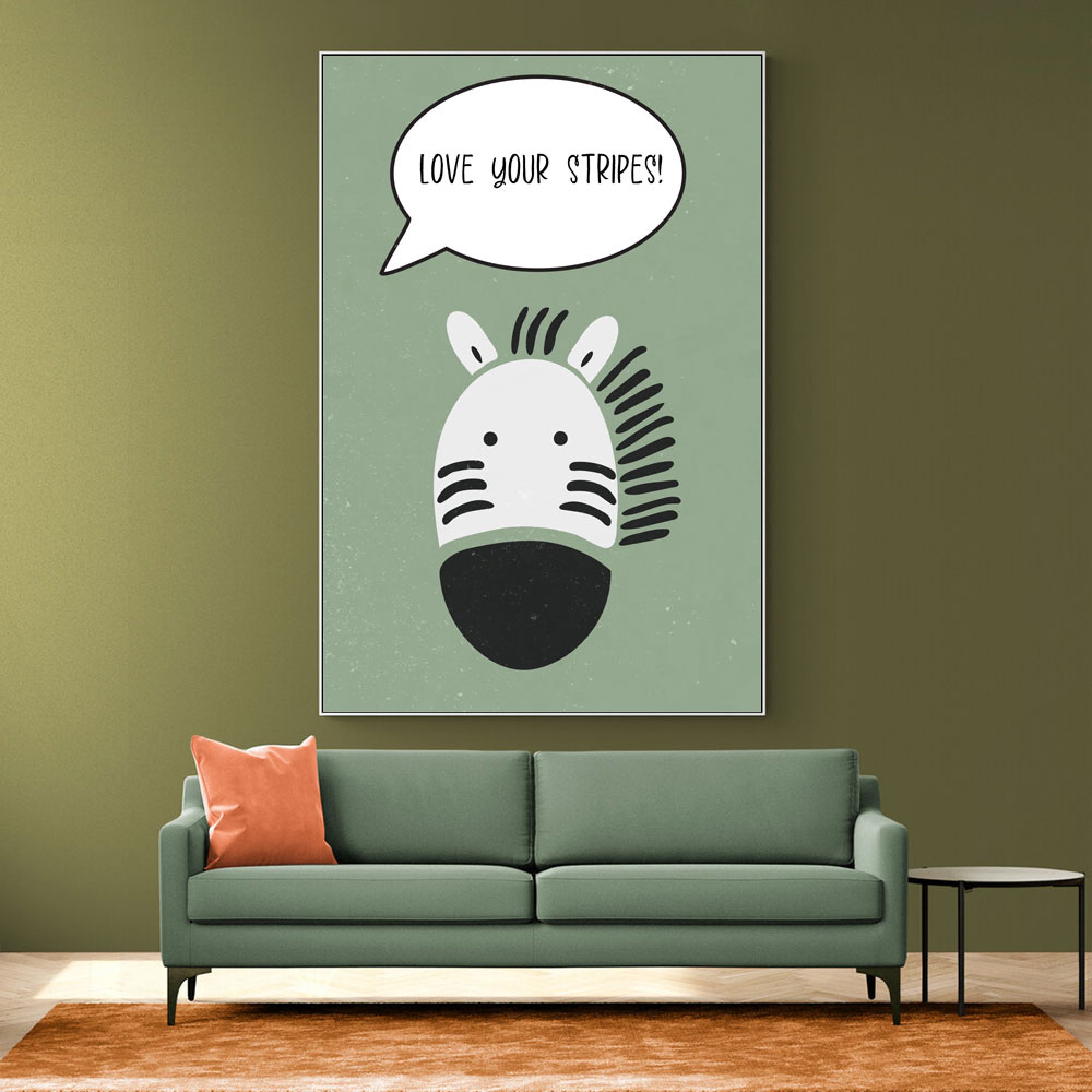 Zebra Nursery Wall Art